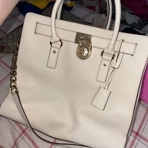 Large Jetset Leather shoulder bag